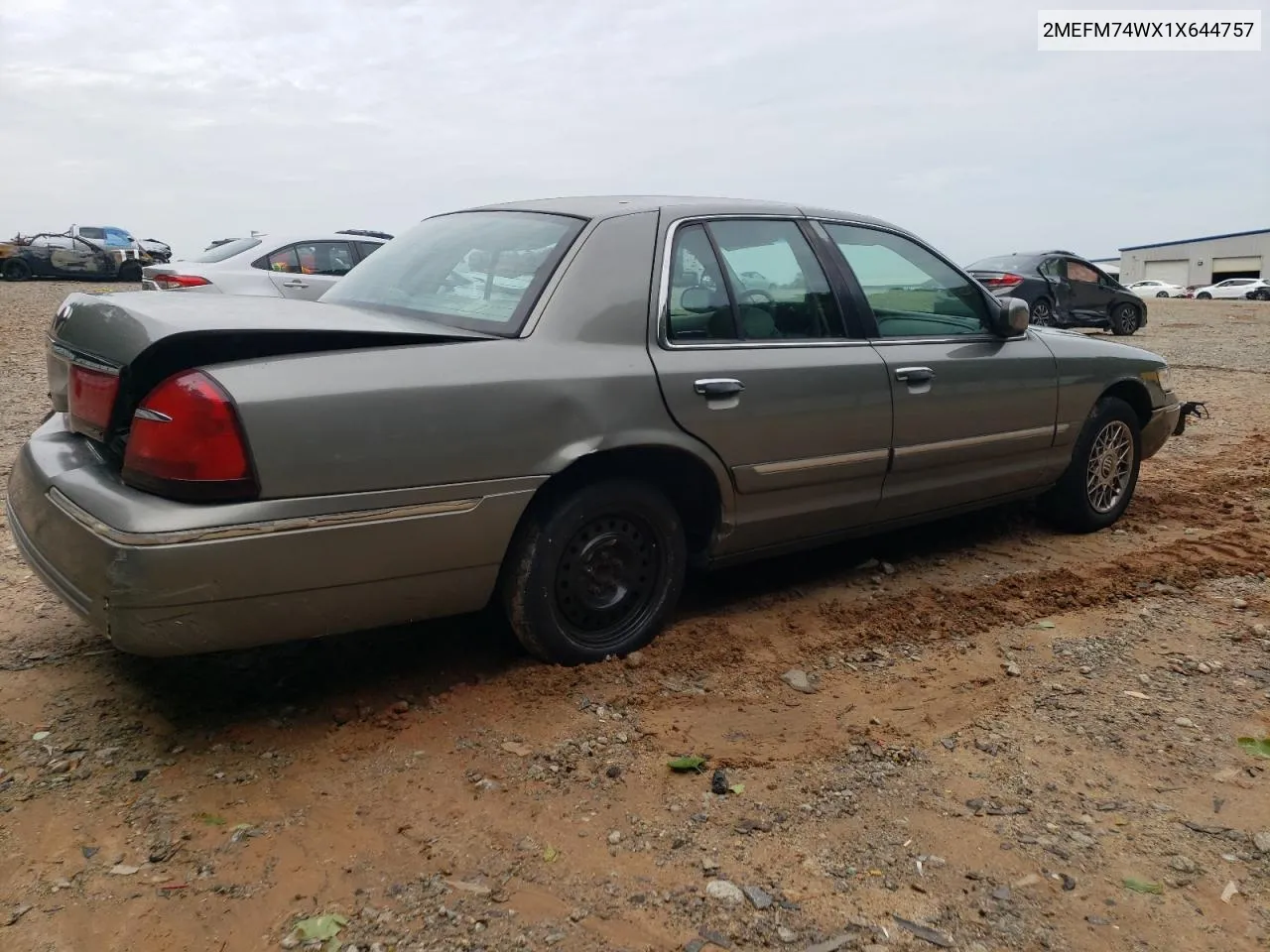 2001 Mercury Grand Marquis Gs VIN: 2MEFM74WX1X644757 Lot: 64937524