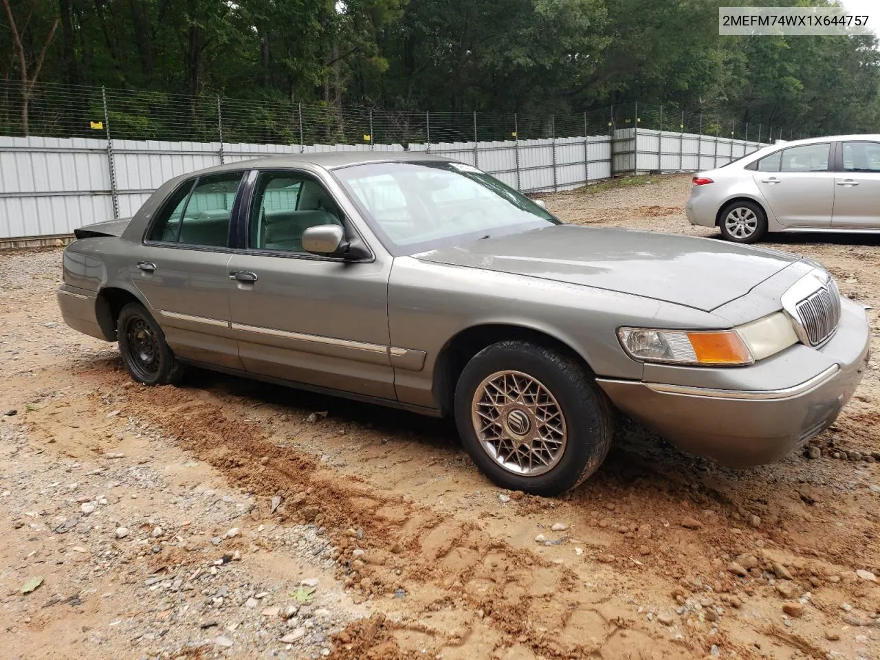 2001 Mercury Grand Marquis Gs VIN: 2MEFM74WX1X644757 Lot: 64937524