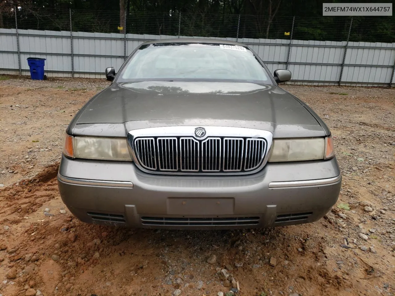 2001 Mercury Grand Marquis Gs VIN: 2MEFM74WX1X644757 Lot: 64937524