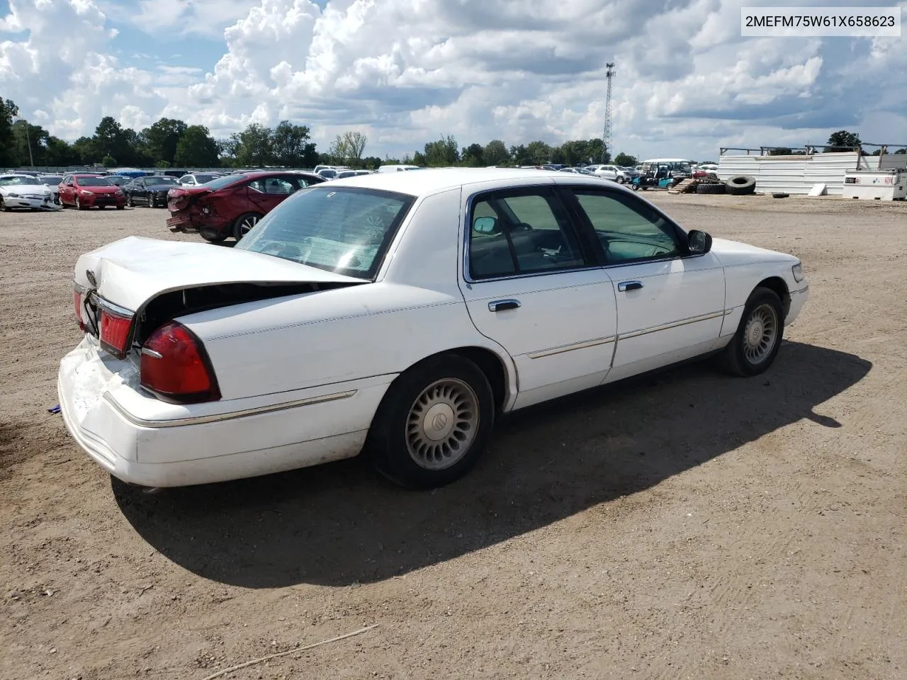 2001 Mercury Grand Marquis Ls VIN: 2MEFM75W61X658623 Lot: 69134754