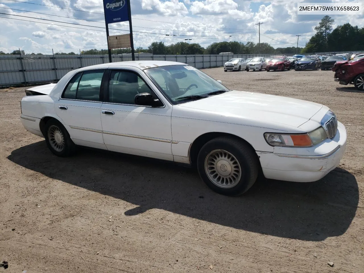 2001 Mercury Grand Marquis Ls VIN: 2MEFM75W61X658623 Lot: 69134754