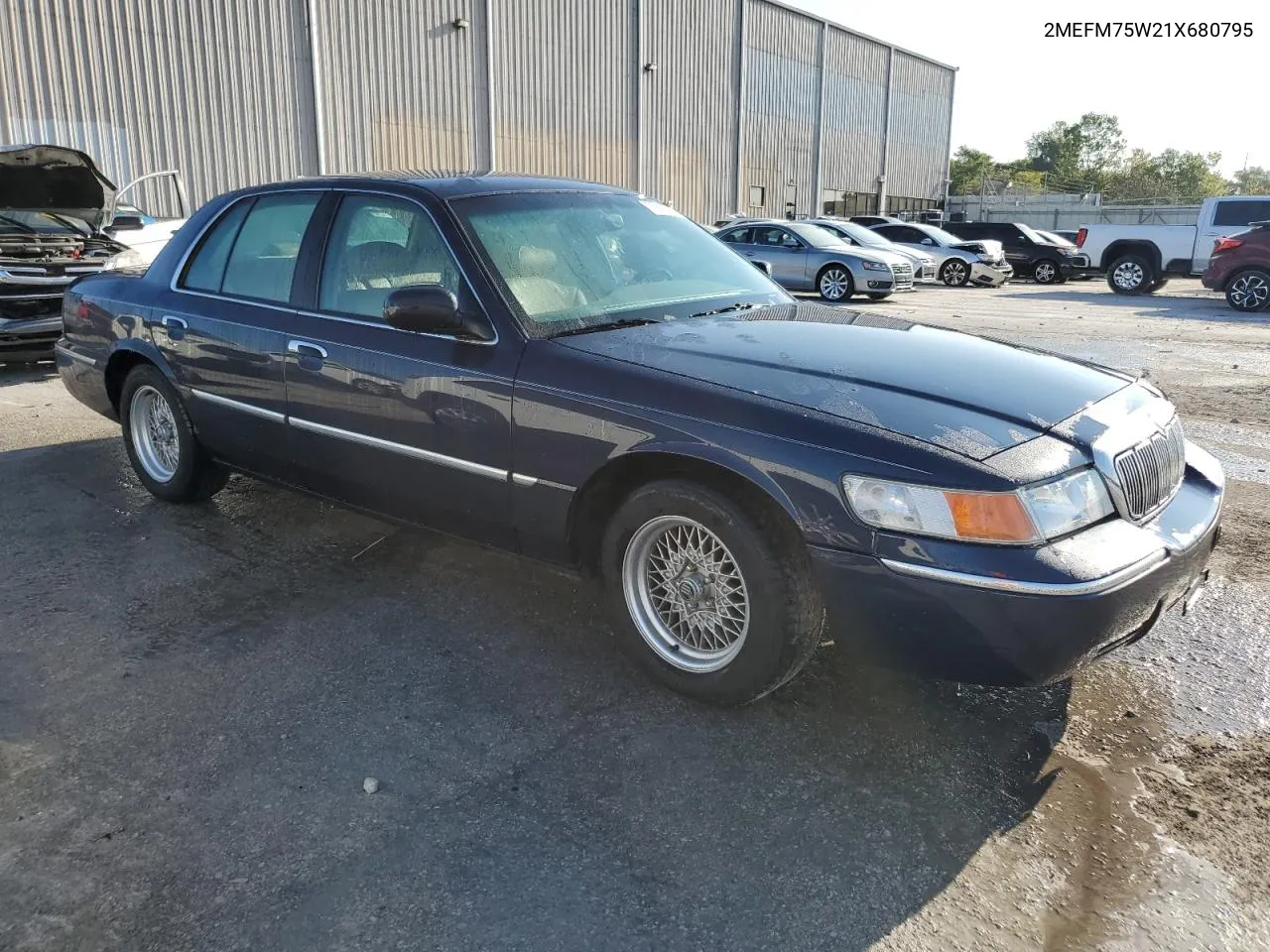 2001 Mercury Grand Marquis Ls VIN: 2MEFM75W21X680795 Lot: 70642354