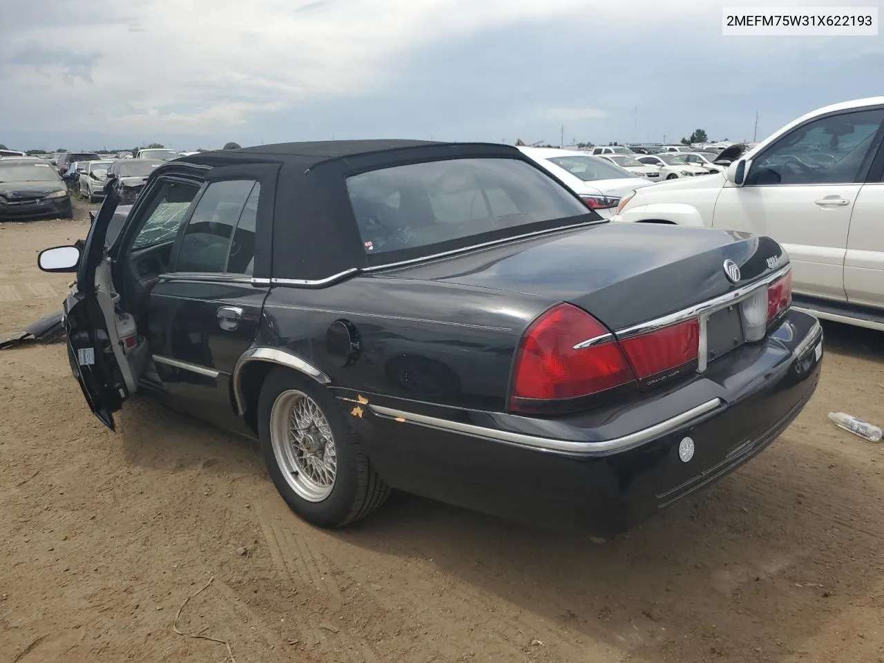 2001 Mercury Grand Marquis Ls VIN: 2MEFM75W31X622193 Lot: 72429784