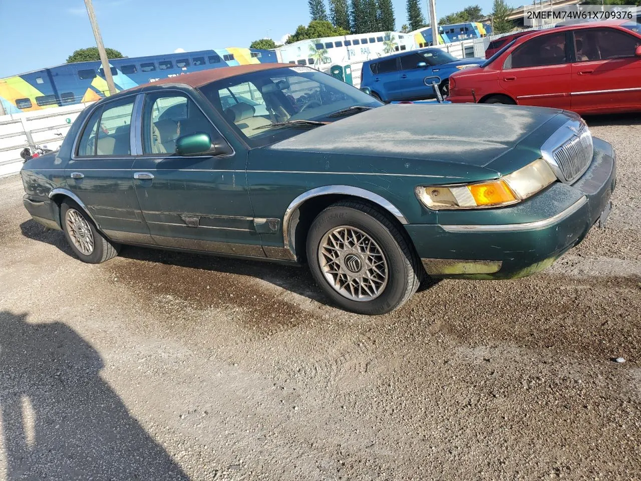 2001 Mercury Grand Marquis Gs VIN: 2MEFM74W61X709376 Lot: 72818524