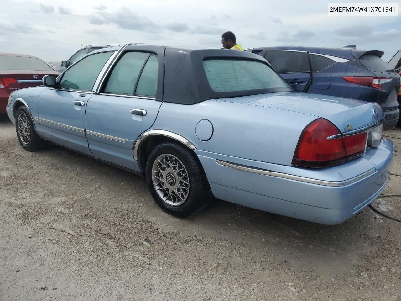 2001 Mercury Grand Marquis Gs VIN: 2MEFM74W41X701941 Lot: 74586744