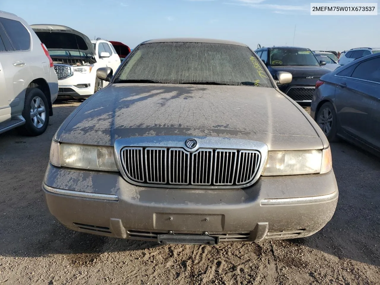 2001 Mercury Grand Marquis Ls VIN: 2MEFM75W01X673537 Lot: 75331694