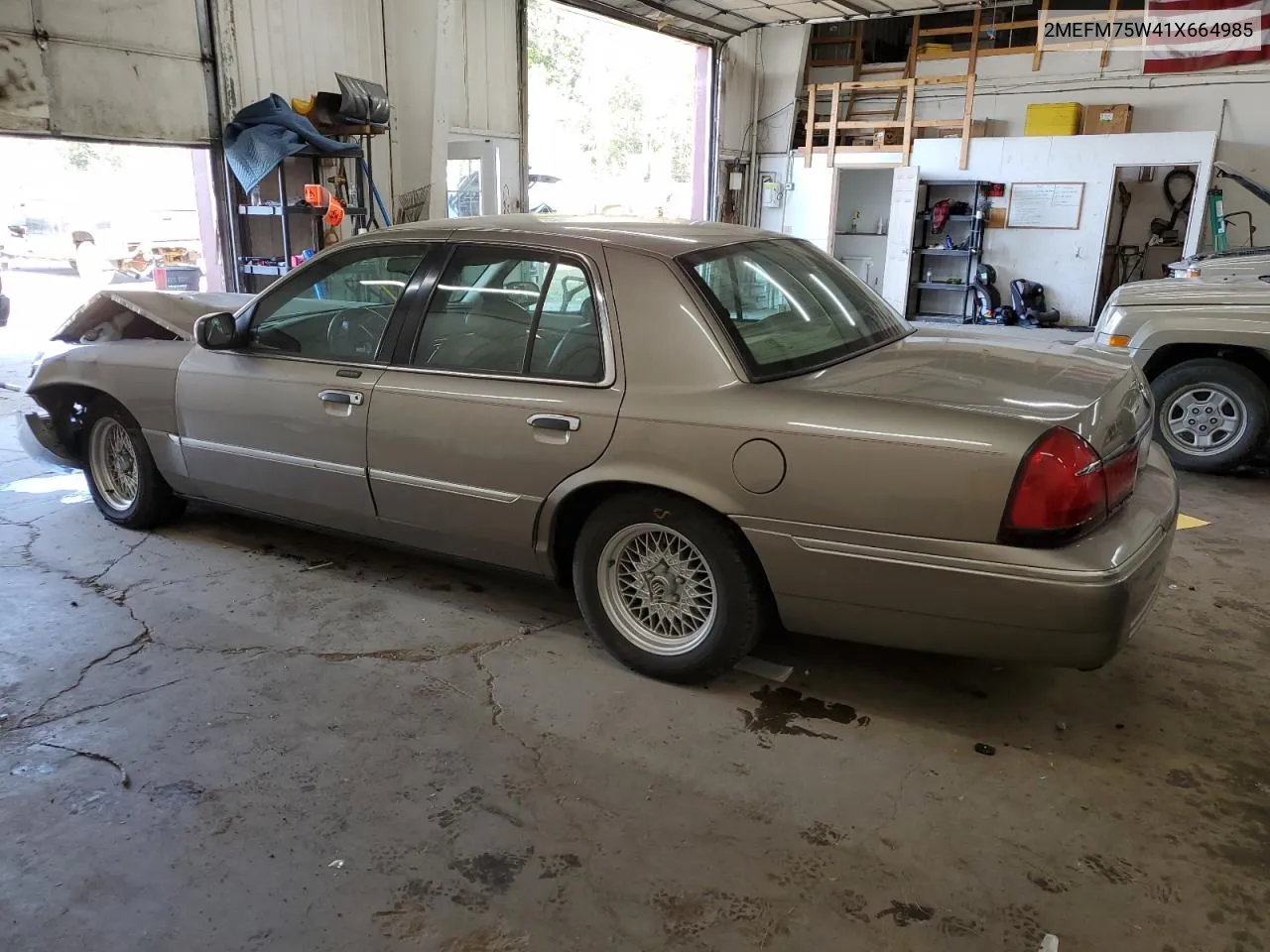 2001 Mercury Grand Marquis Ls VIN: 2MEFM75W41X664985 Lot: 75830424