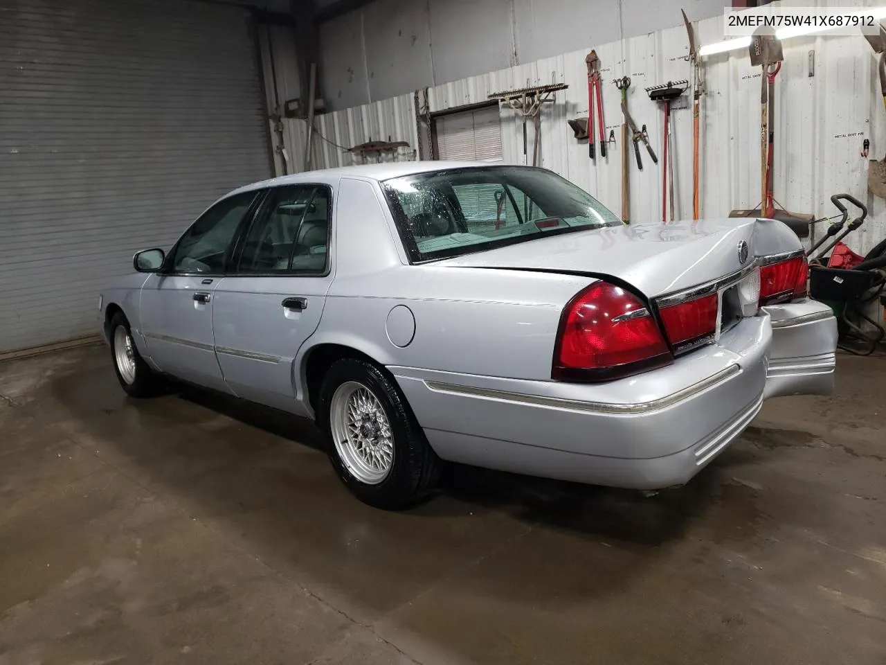 2001 Mercury Grand Marquis Ls VIN: 2MEFM75W41X687912 Lot: 76789154