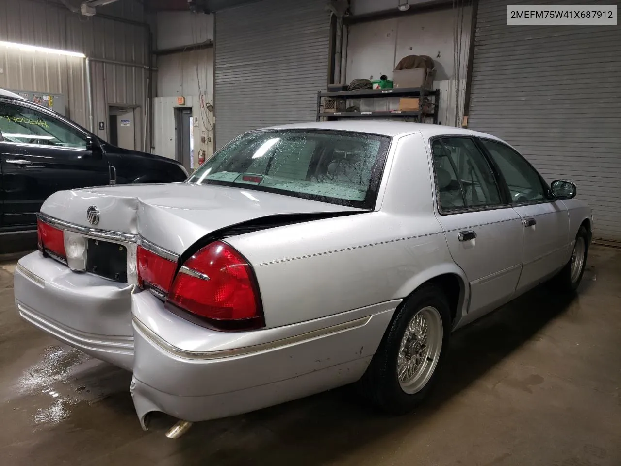 2001 Mercury Grand Marquis Ls VIN: 2MEFM75W41X687912 Lot: 76789154