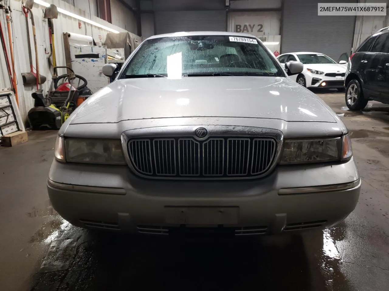 2001 Mercury Grand Marquis Ls VIN: 2MEFM75W41X687912 Lot: 76789154