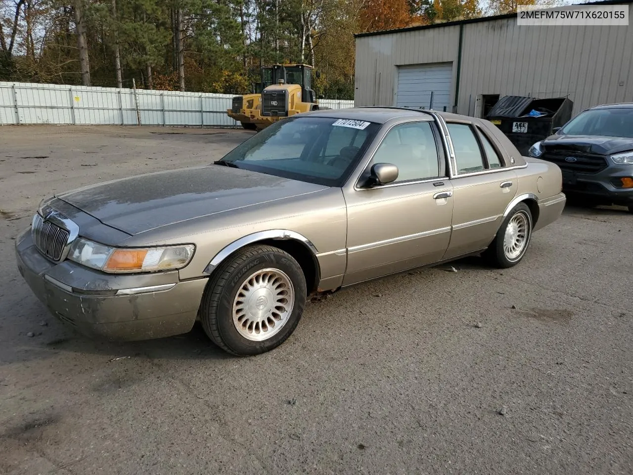 2001 Mercury Grand Marquis Ls VIN: 2MEFM75W71X620155 Lot: 77012504