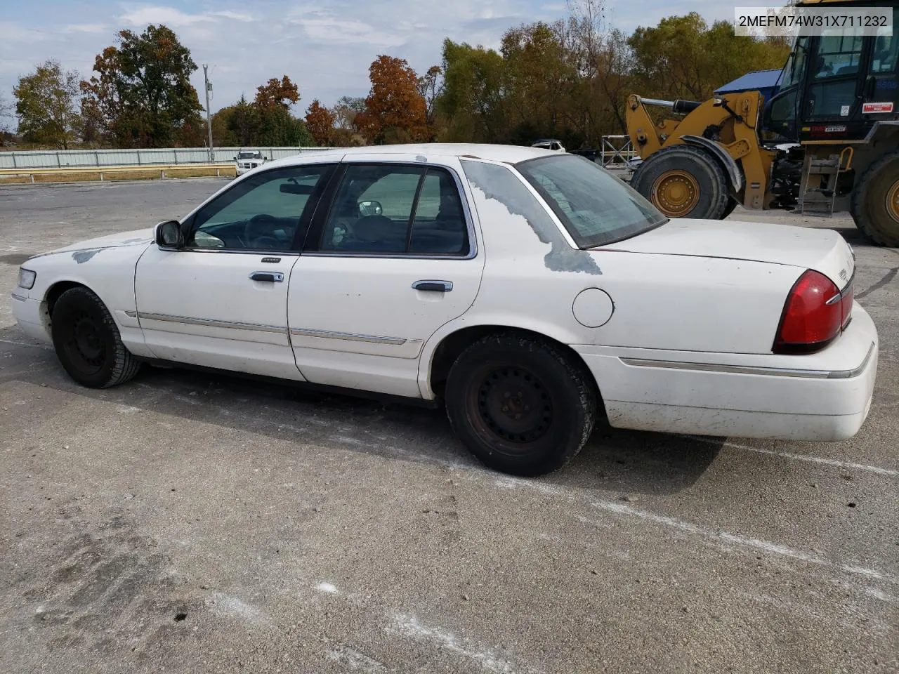 2001 Mercury Grand Marquis Gs VIN: 2MEFM74W31X711232 Lot: 77798354