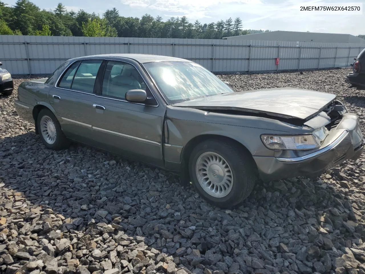 2002 Mercury Grand Marquis Ls VIN: 2MEFM75W62X642570 Lot: 61418514