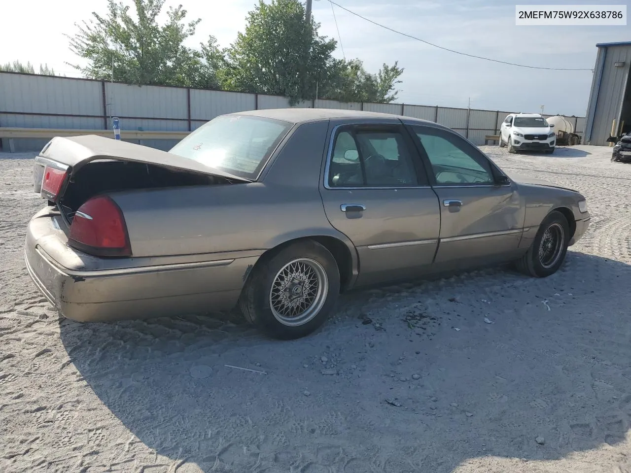 2002 Mercury Grand Marquis Ls VIN: 2MEFM75W92X638786 Lot: 62058654