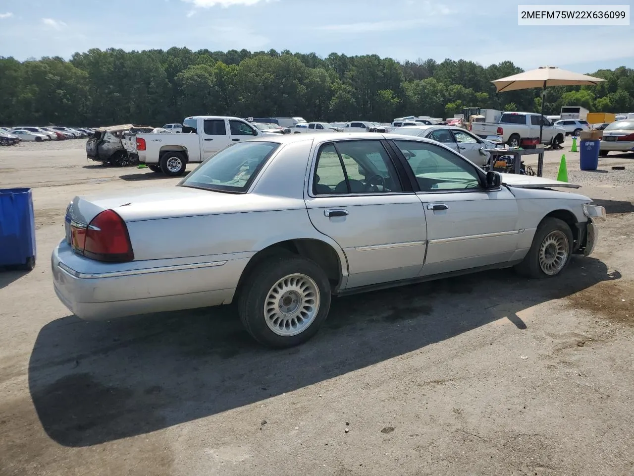 2002 Mercury Grand Marquis Ls VIN: 2MEFM75W22X636099 Lot: 62459764