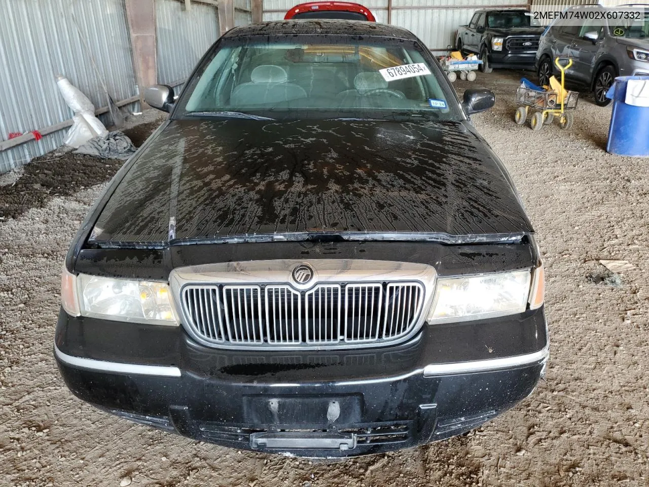 2002 Mercury Grand Marquis Gs VIN: 2MEFM74W02X607332 Lot: 67894054