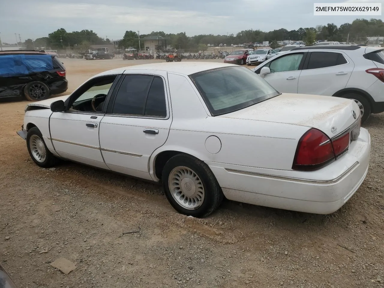 2002 Mercury Grand Marquis Ls VIN: 2MEFM75W02X629149 Lot: 70014544