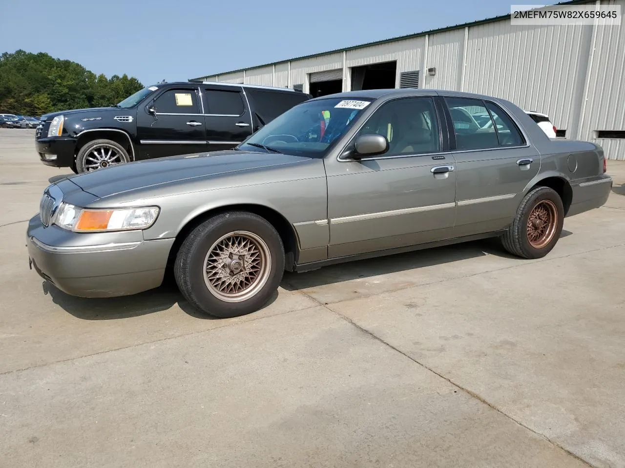 2002 Mercury Grand Marquis Ls VIN: 2MEFM75W82X659645 Lot: 70977404