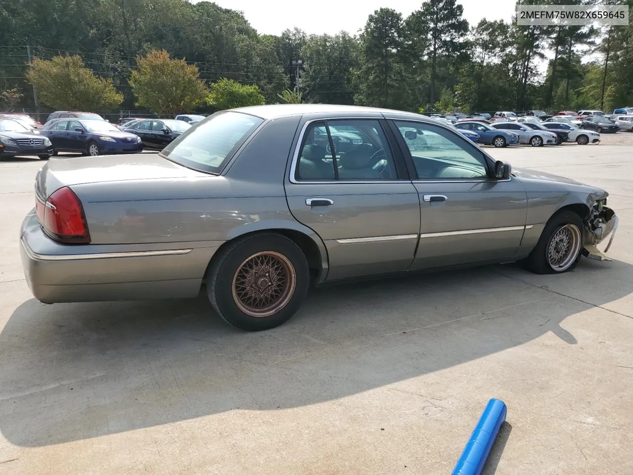 2002 Mercury Grand Marquis Ls VIN: 2MEFM75W82X659645 Lot: 70977404