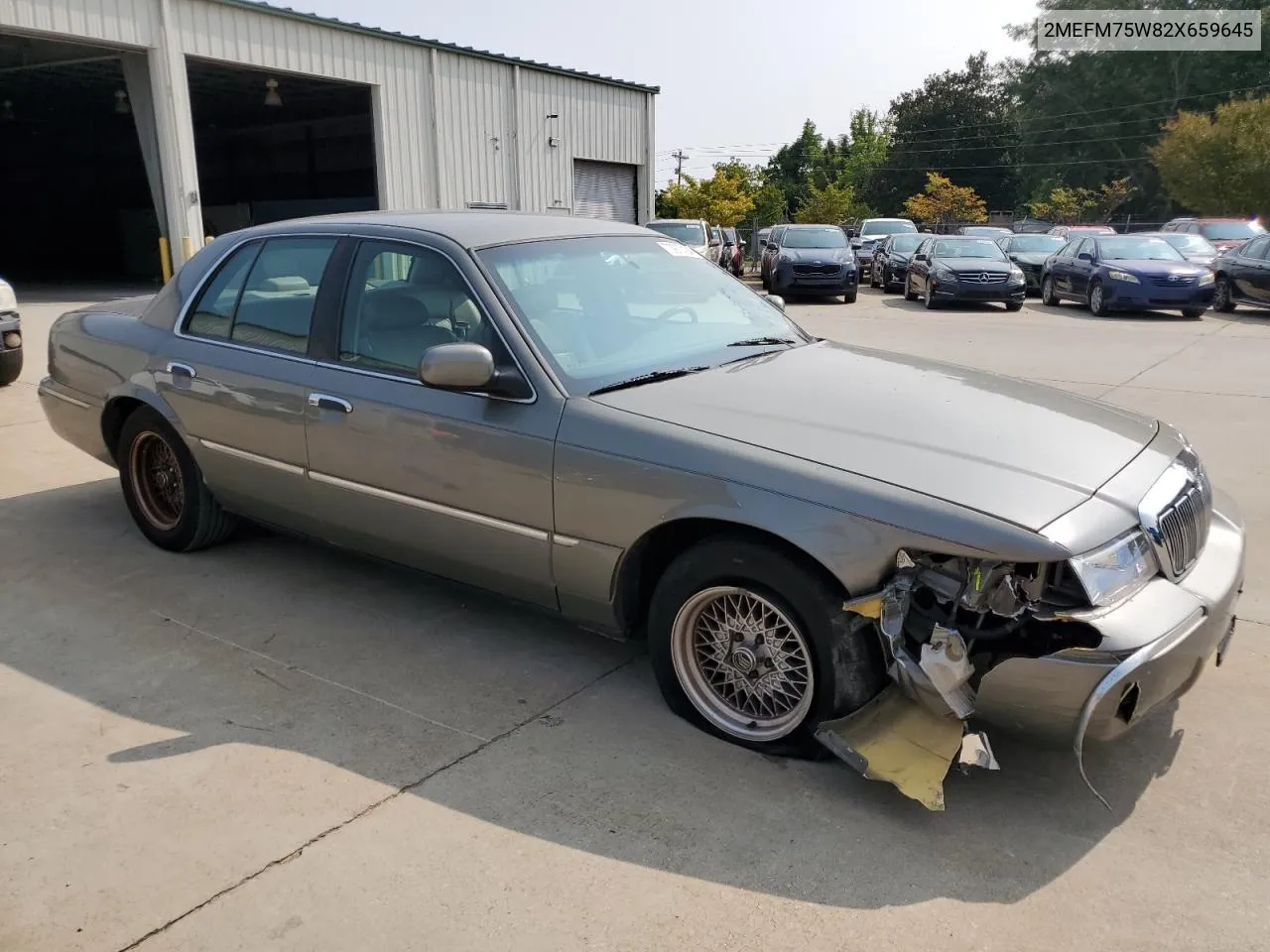 2002 Mercury Grand Marquis Ls VIN: 2MEFM75W82X659645 Lot: 70977404