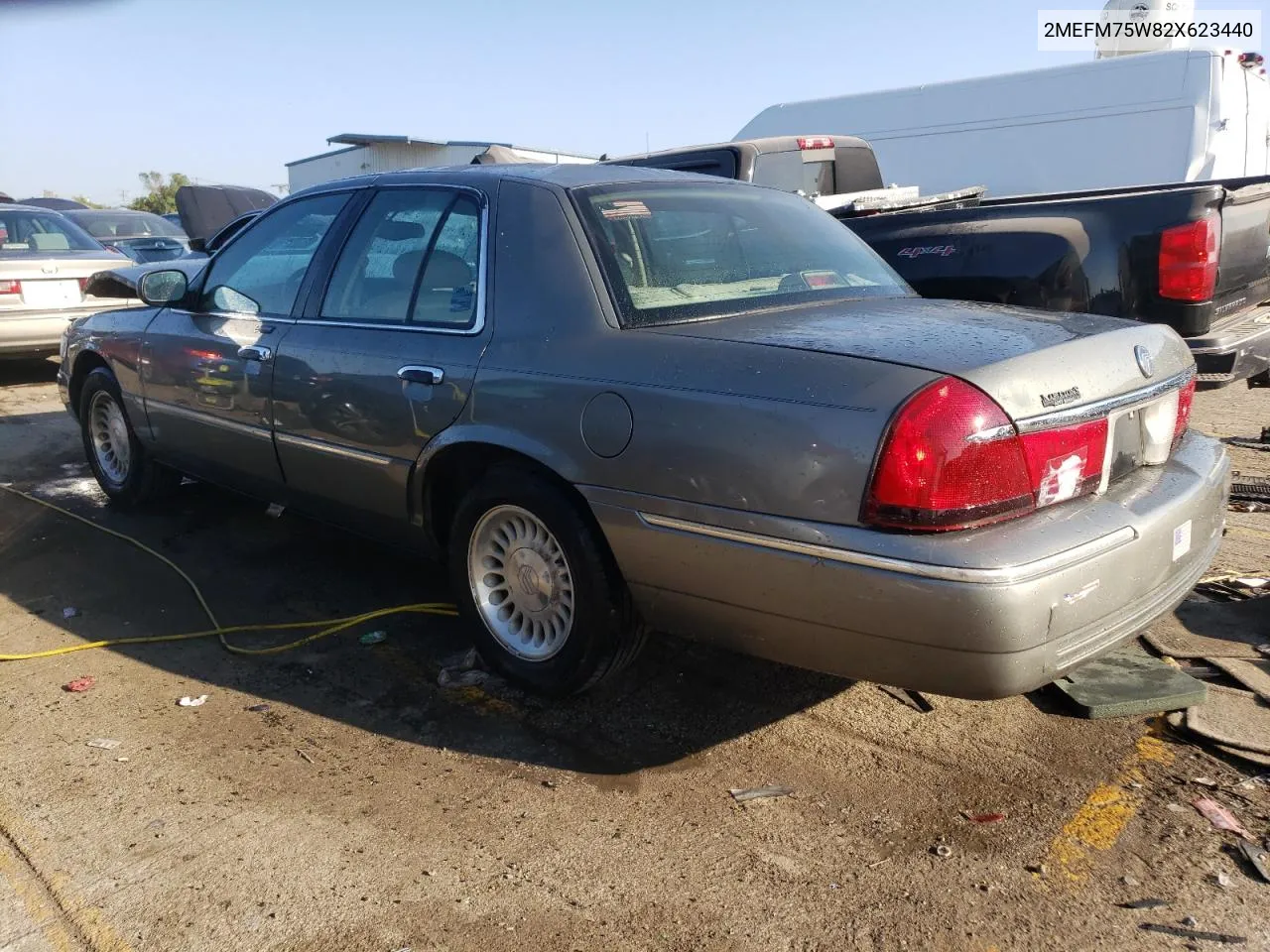 2002 Mercury Grand Marquis Ls VIN: 2MEFM75W82X623440 Lot: 71751194