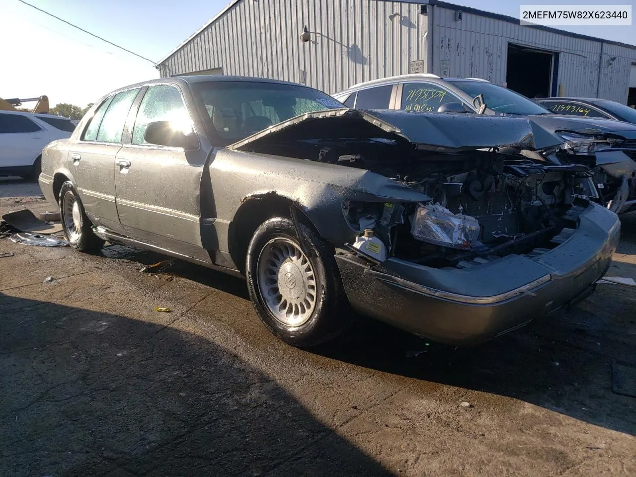 2002 Mercury Grand Marquis Ls VIN: 2MEFM75W82X623440 Lot: 71751194