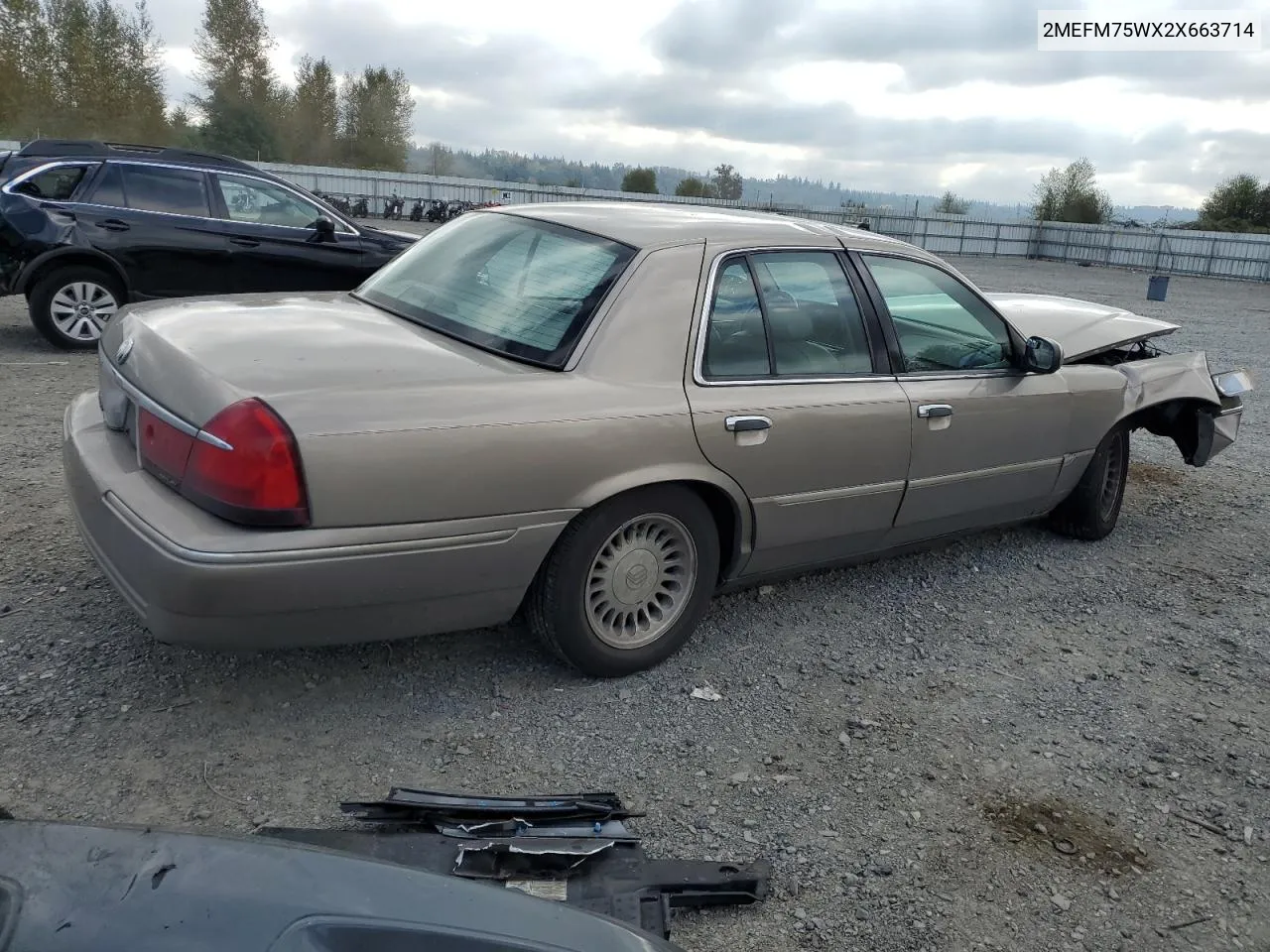 2002 Mercury Grand Marquis Ls VIN: 2MEFM75WX2X663714 Lot: 71805644