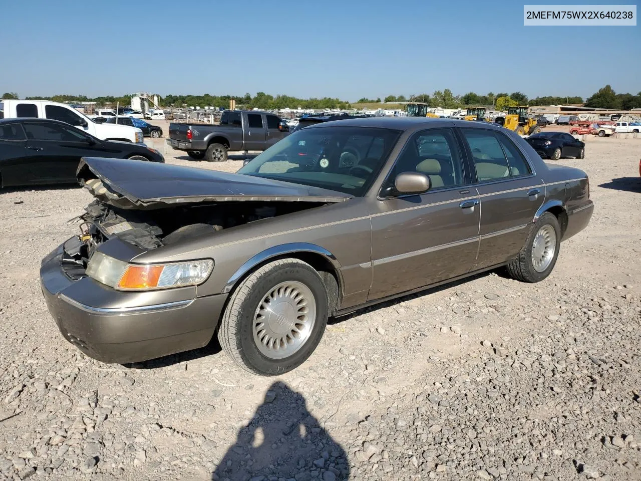 2002 Mercury Grand Marquis Ls VIN: 2MEFM75WX2X640238 Lot: 73467544