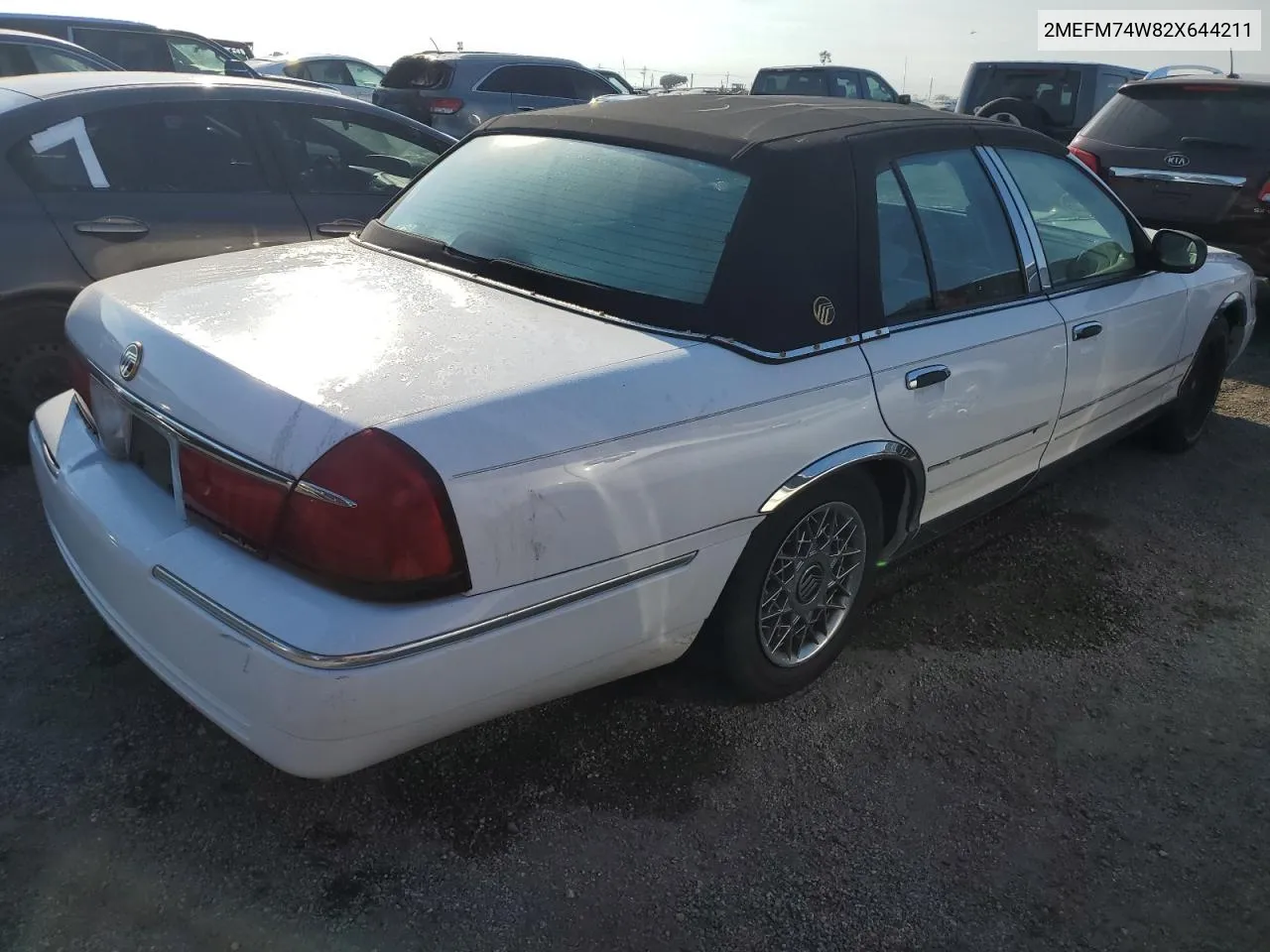 2002 Mercury Grand Marquis Gs VIN: 2MEFM74W82X644211 Lot: 75292634