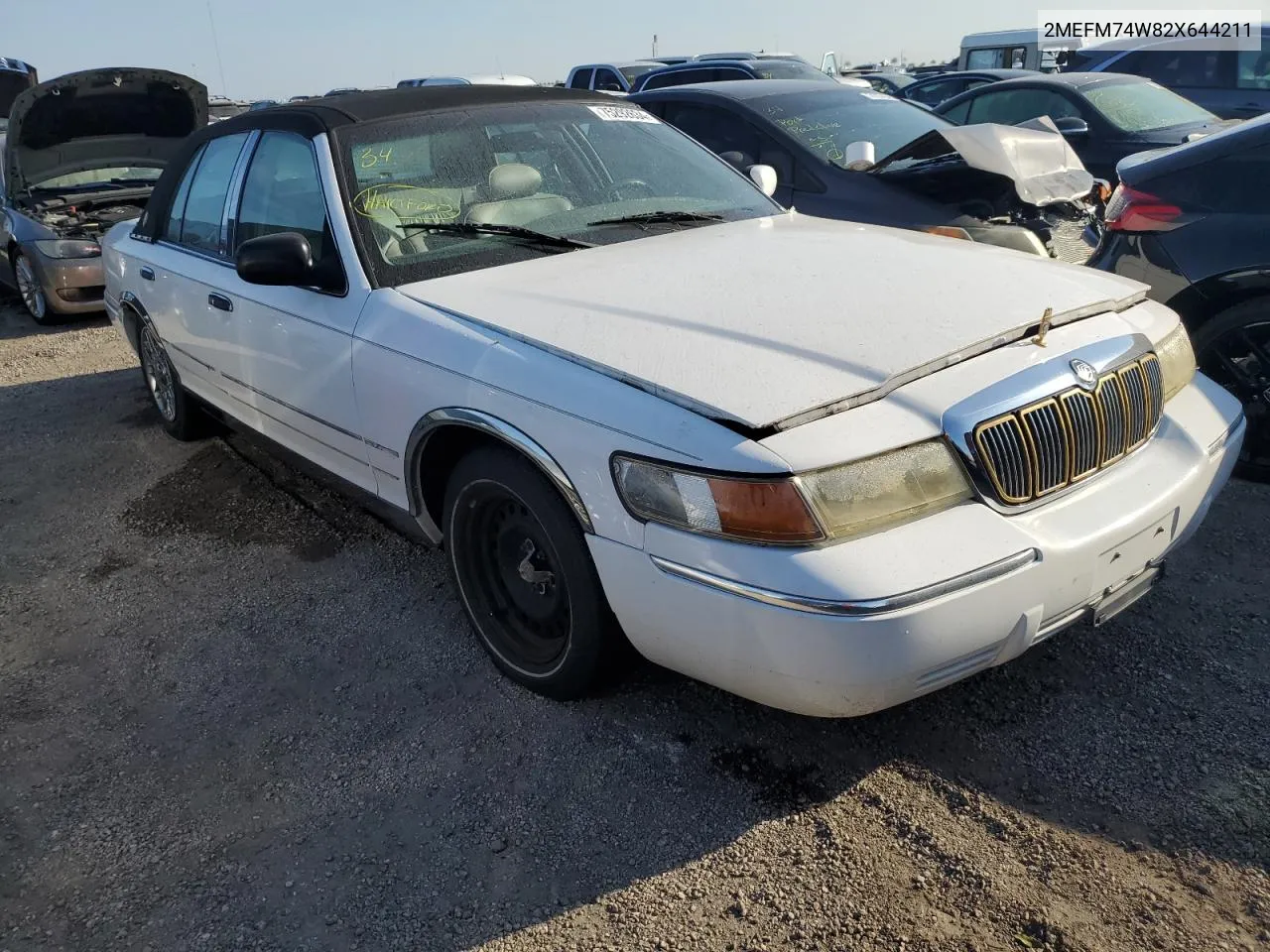 2002 Mercury Grand Marquis Gs VIN: 2MEFM74W82X644211 Lot: 75292634