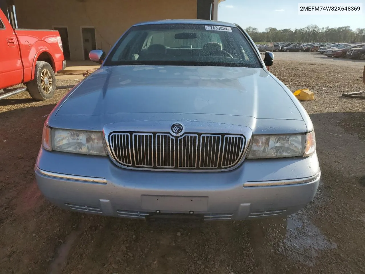 2002 Mercury Grand Marquis Gs VIN: 2MEFM74W82X648369 Lot: 77833804