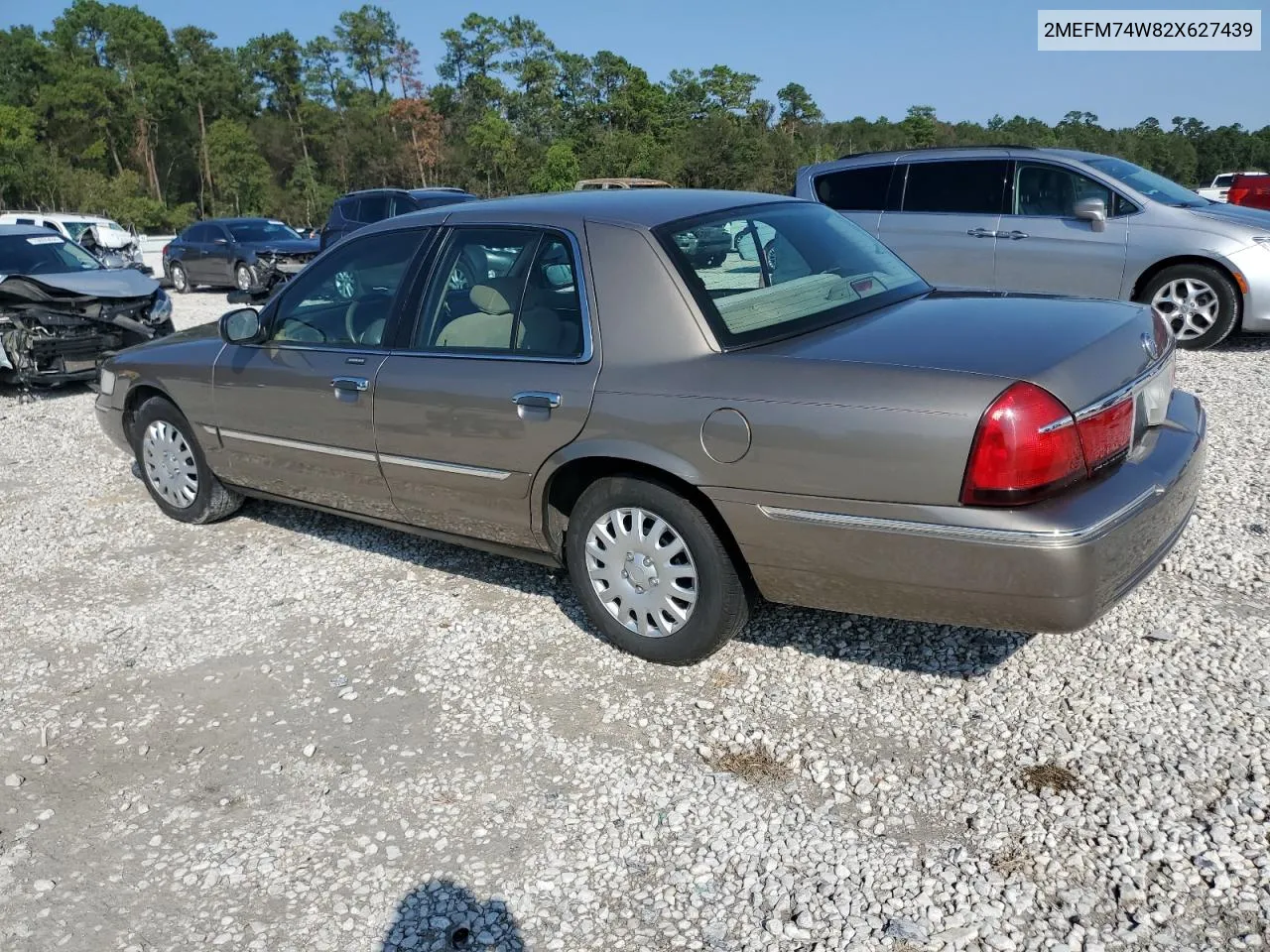 2002 Mercury Grand Marquis Gs VIN: 2MEFM74W82X627439 Lot: 78937194