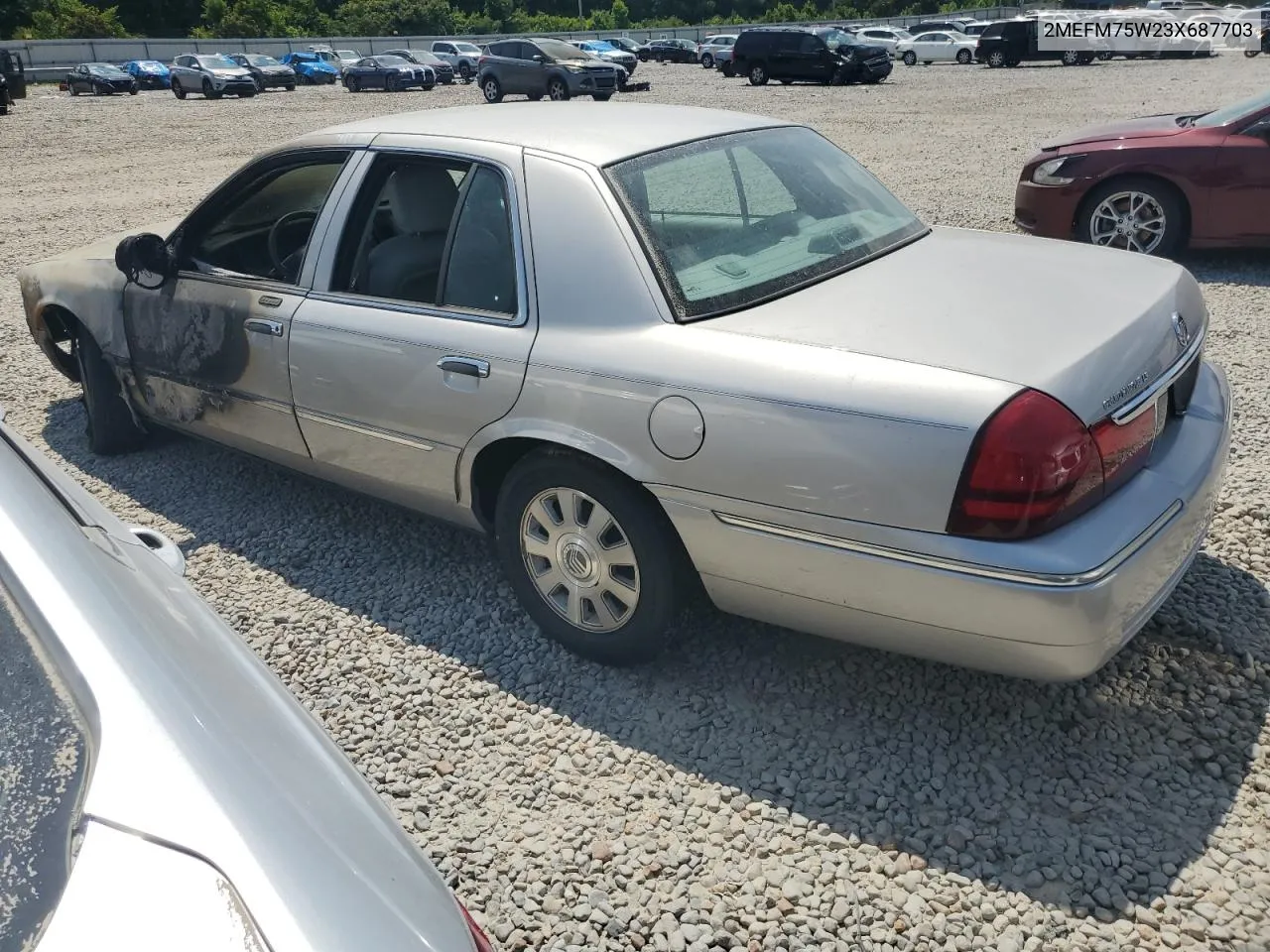 2003 Mercury Grand Marquis Ls VIN: 2MEFM75W23X687703 Lot: 60863894