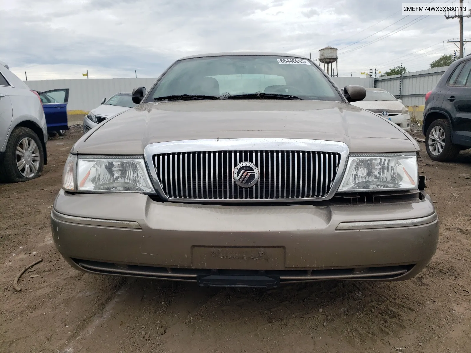 2003 Mercury Grand Marquis Gs VIN: 2MEFM74WX3X680113 Lot: 65446864