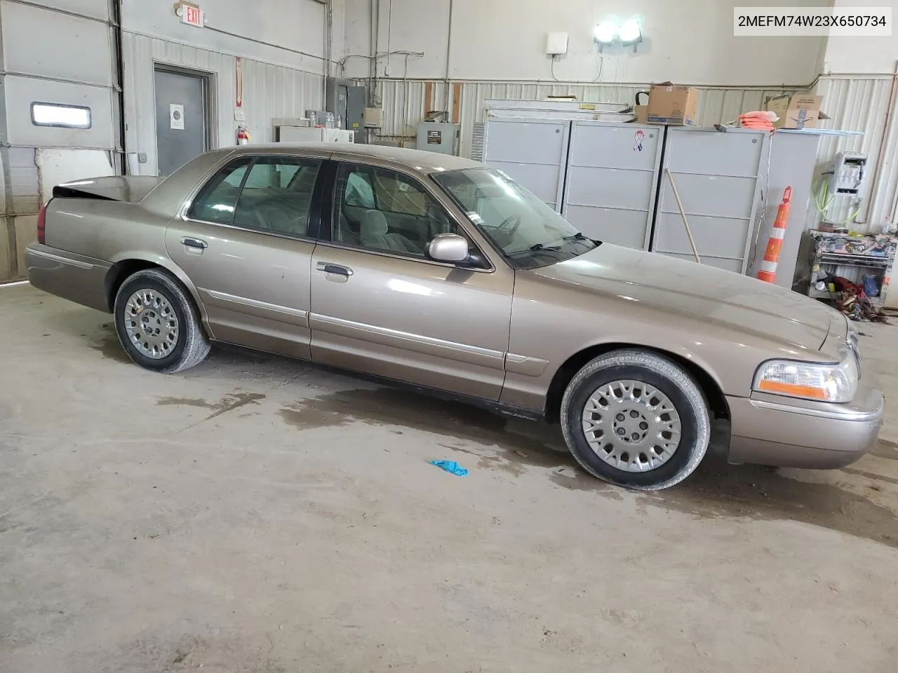 2003 Mercury Grand Marquis Gs VIN: 2MEFM74W23X650734 Lot: 66419434