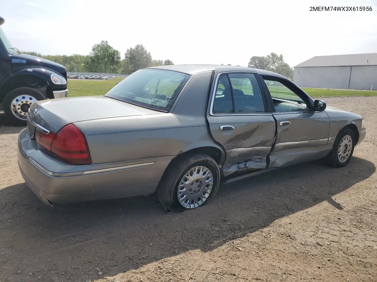 2003 Mercury Grand Marquis Gs VIN: 2MEFM74WX3X615956 Lot: 68770604