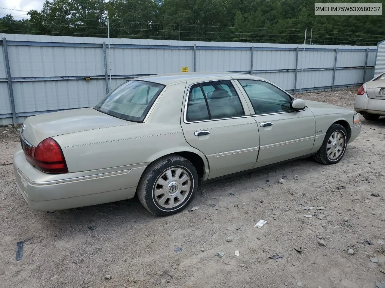 2003 Mercury Grand Marquis Ls VIN: 2MEHM75W53X680737 Lot: 70154864