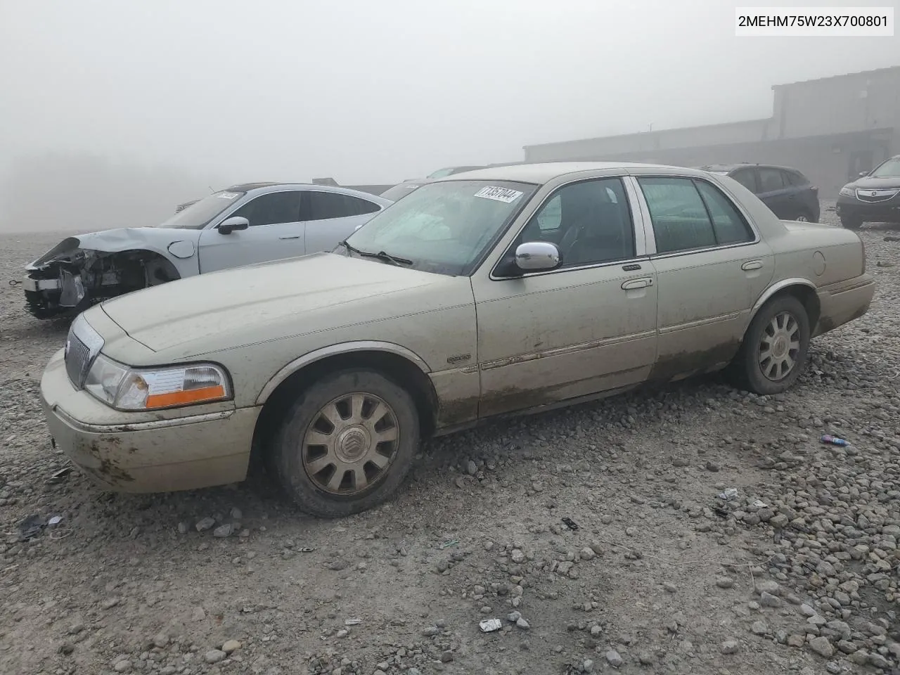 2003 Mercury Grand Marquis Ls VIN: 2MEHM75W23X700801 Lot: 71357044