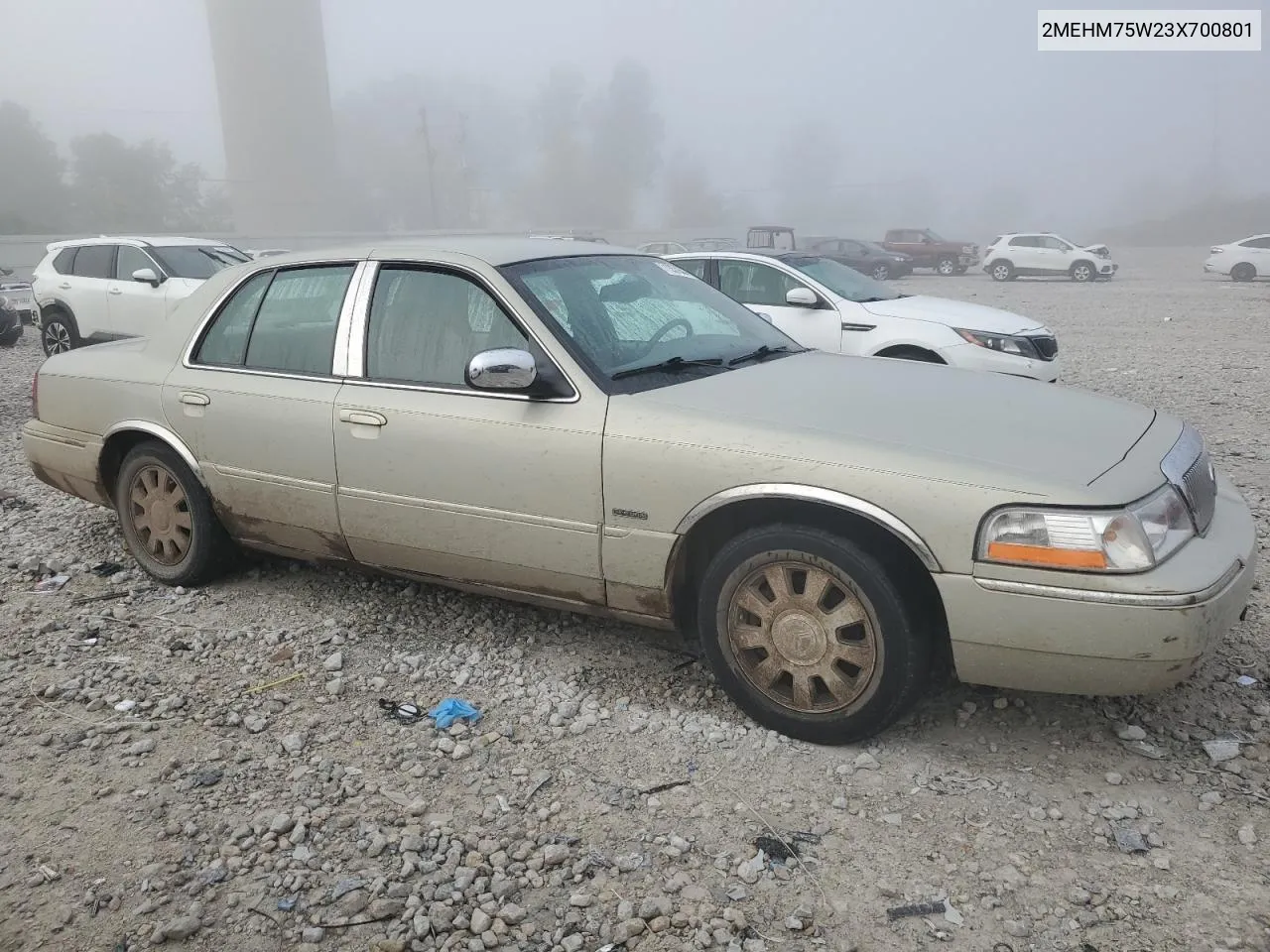 2003 Mercury Grand Marquis Ls VIN: 2MEHM75W23X700801 Lot: 71357044