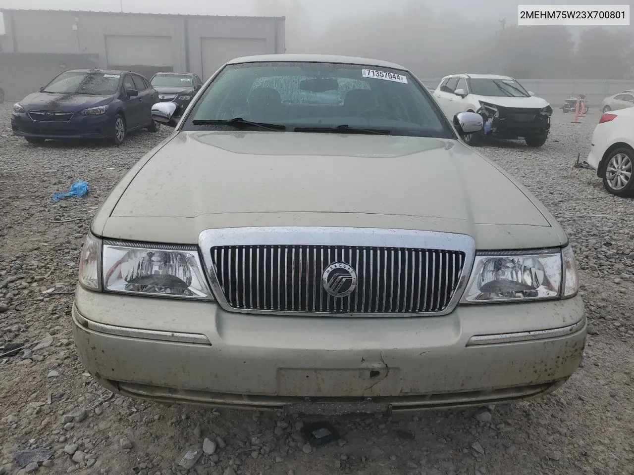 2003 Mercury Grand Marquis Ls VIN: 2MEHM75W23X700801 Lot: 71357044