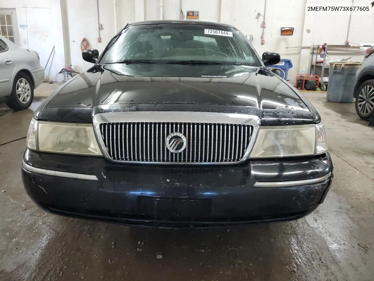 2003 Mercury Grand Marquis Ls VIN: 2MEFM75W73X677605 Lot: 72507444