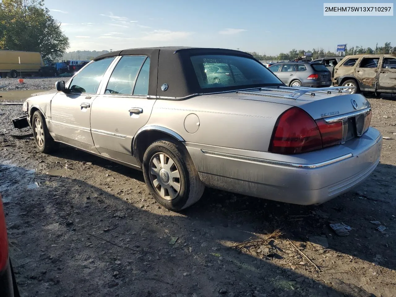 2003 Mercury Grand Marquis Ls VIN: 2MEHM75W13X710297 Lot: 73007874