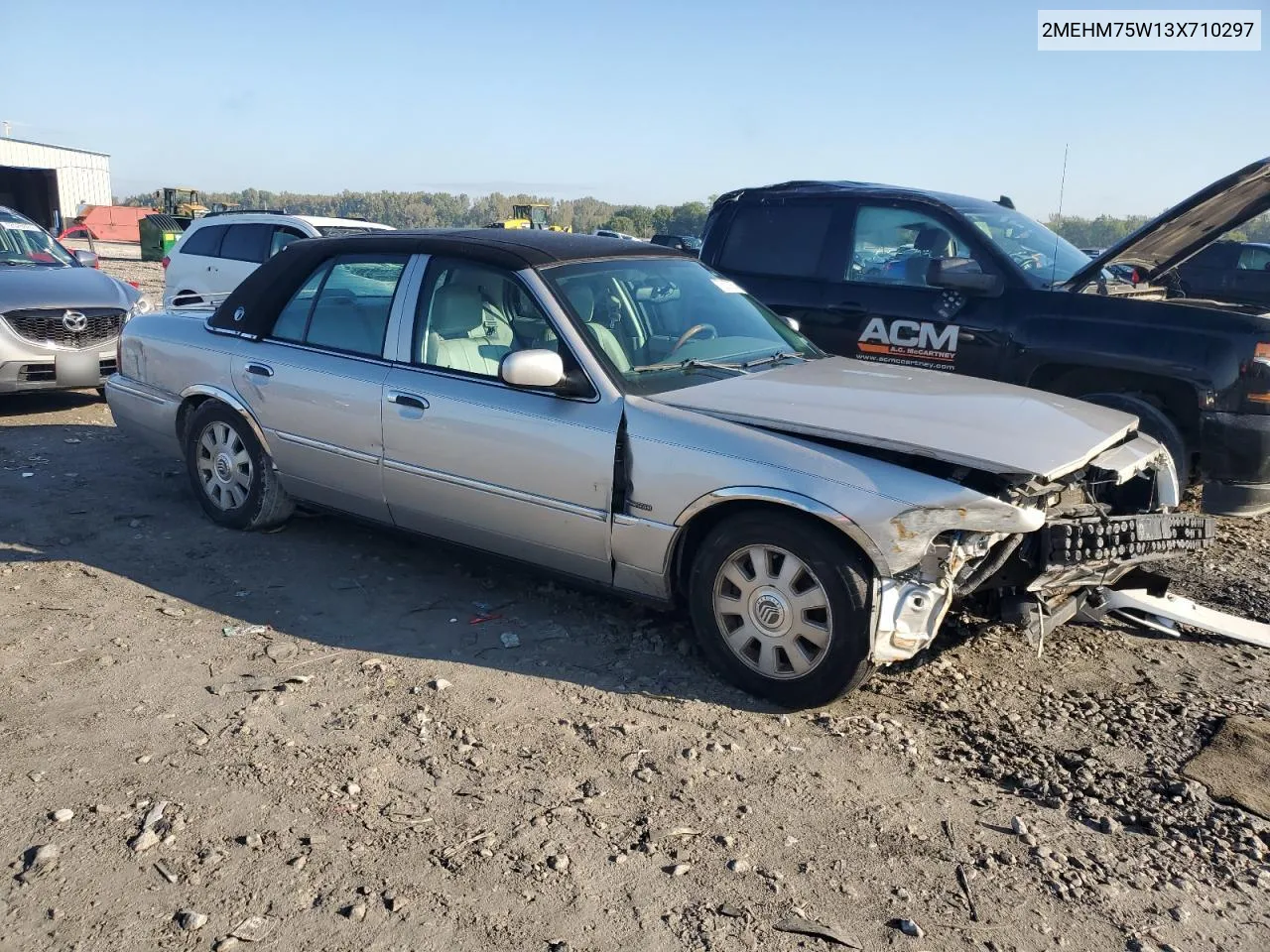 2003 Mercury Grand Marquis Ls VIN: 2MEHM75W13X710297 Lot: 73007874