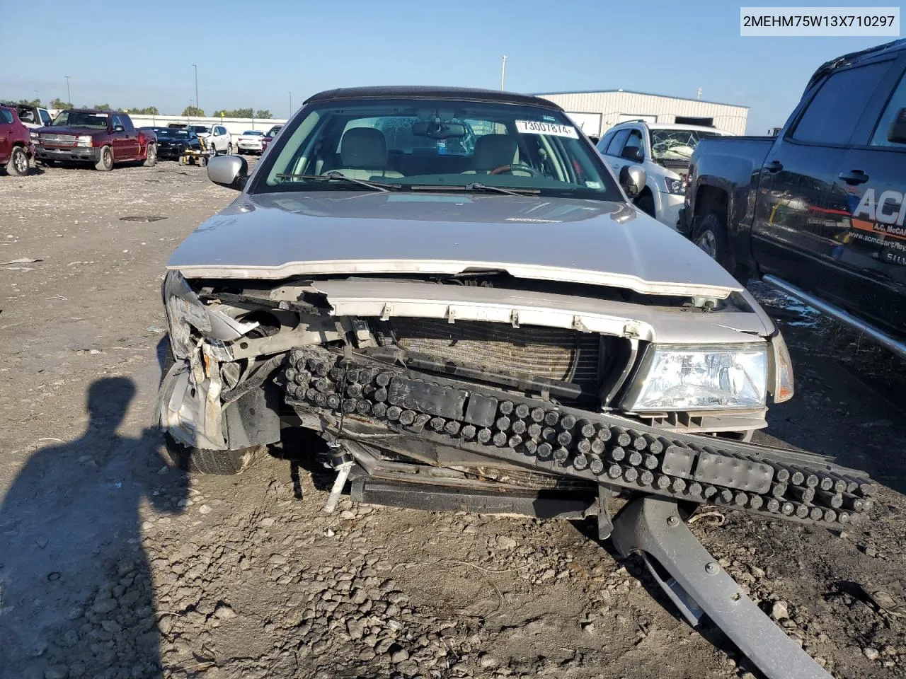 2003 Mercury Grand Marquis Ls VIN: 2MEHM75W13X710297 Lot: 73007874