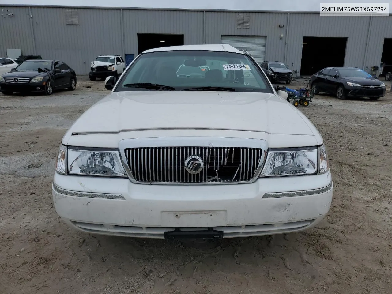 2003 Mercury Grand Marquis Ls VIN: 2MEHM75W53X697294 Lot: 73021464