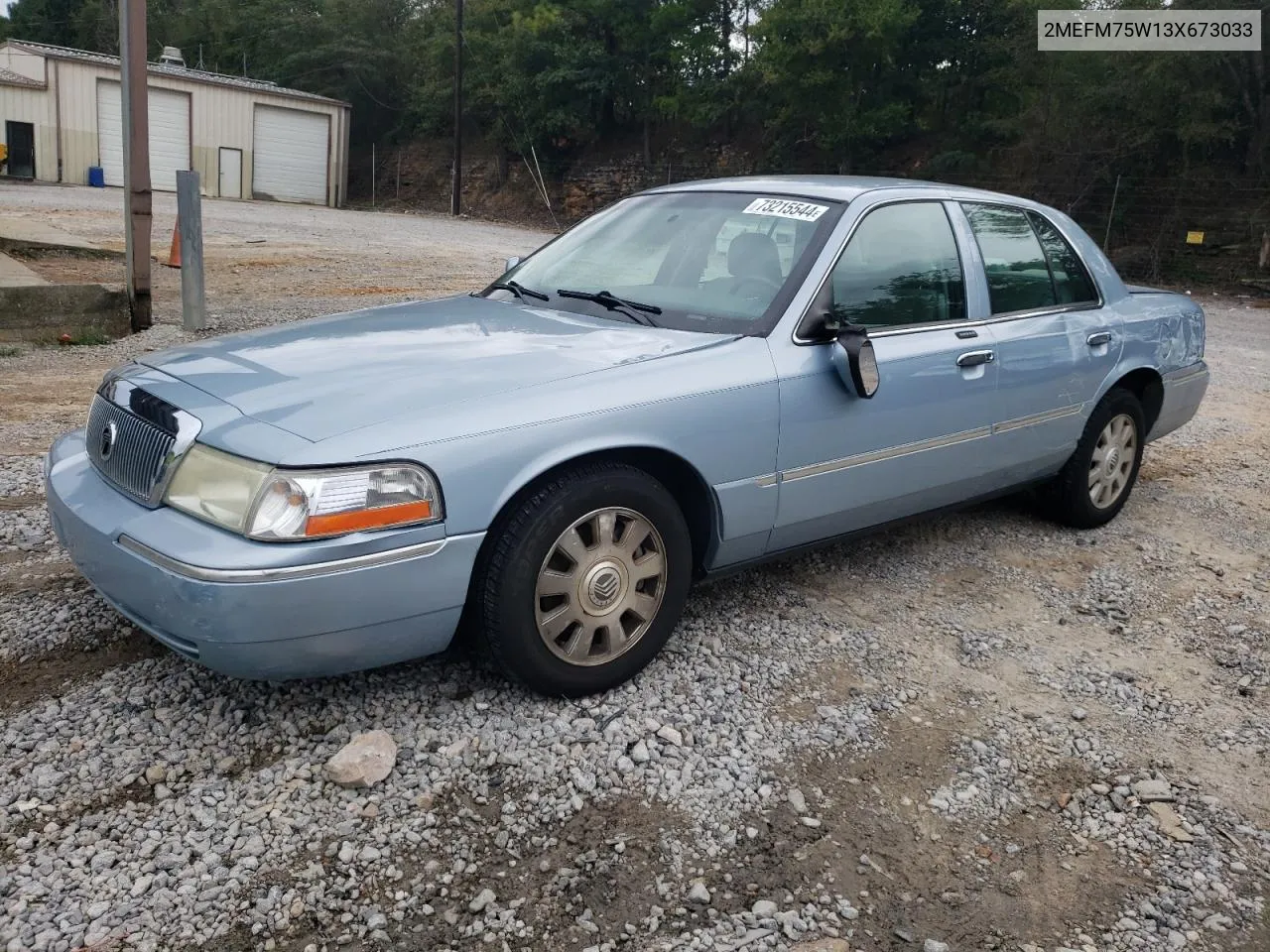 2003 Mercury Grand Marquis Ls VIN: 2MEFM75W13X673033 Lot: 73215544