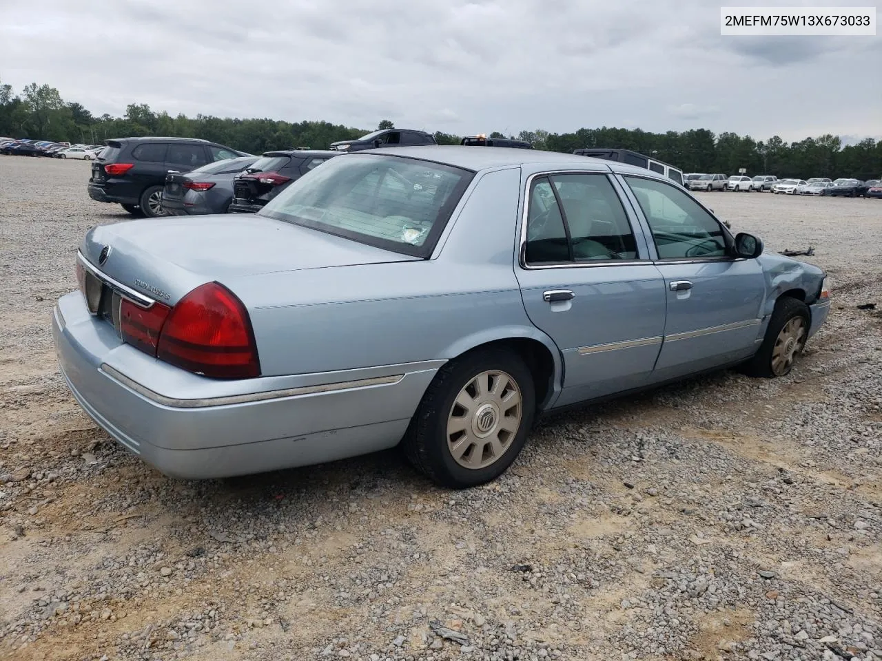 2003 Mercury Grand Marquis Ls VIN: 2MEFM75W13X673033 Lot: 73215544