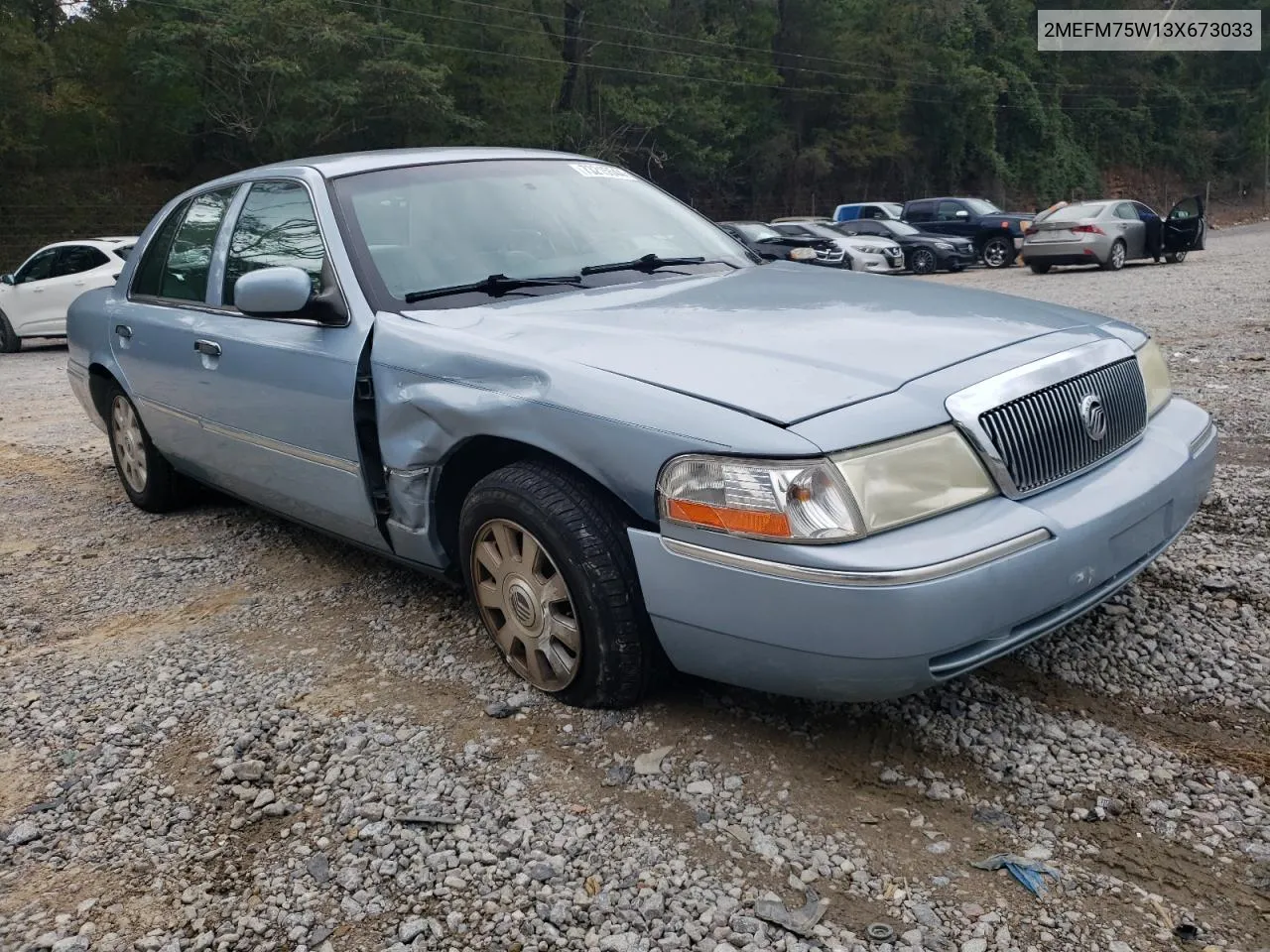 2003 Mercury Grand Marquis Ls VIN: 2MEFM75W13X673033 Lot: 73215544