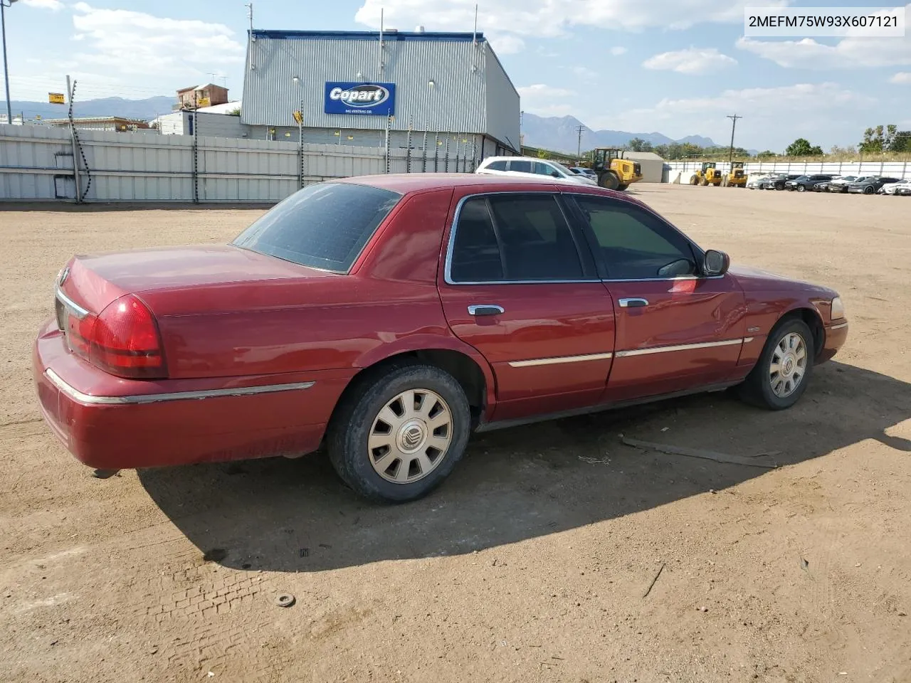 2003 Mercury Grand Marquis Ls VIN: 2MEFM75W93X607121 Lot: 73518454