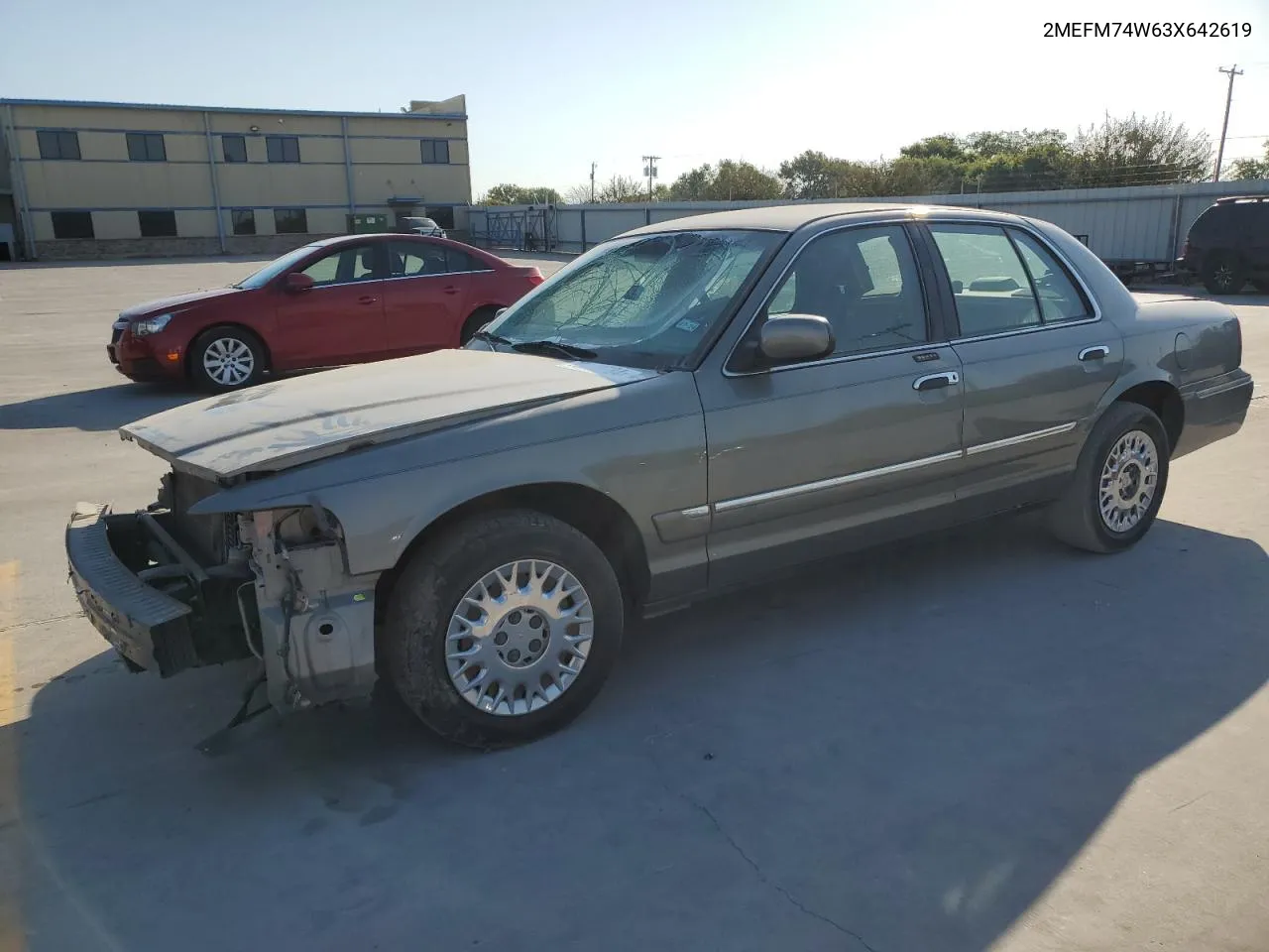 2003 Mercury Grand Marquis Gs VIN: 2MEFM74W63X642619 Lot: 75298784